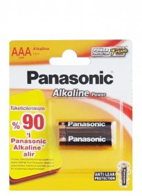 Panasonic Power Alkalin 2xAAA İnce Kalem Pil