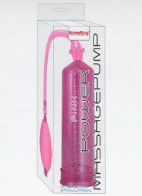 Power Massage Pump Pembe Vakumlu Penis Pompası