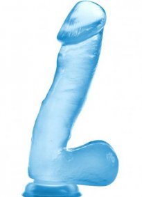 Jel Dokulu 18 Cm Vantuzlu Dildo