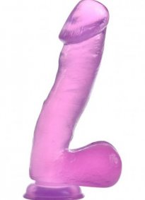 Jel Dokulu Vantuzlu 18 Cm Dildo