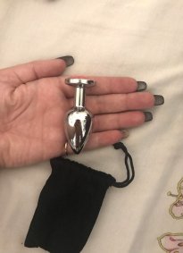 Yeşil Büyük Boy Metal Anal Plug