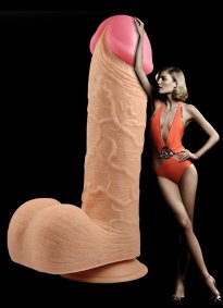 King Sized Eksta Büyük 23 Cm Gerçekçi Dildo