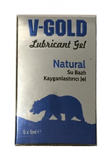 V Gold naturel kayganlaştırıcı 5 x 5 ml kutu