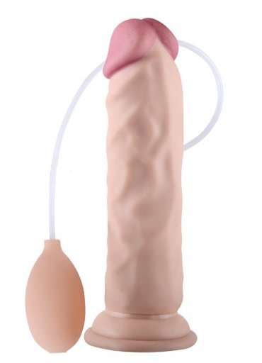 Su Fışkırtmalı Et Dokulu Dildo