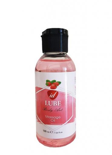 ID Lube Çilek Aromalı Sexsual Masaj Yağı 100 ML