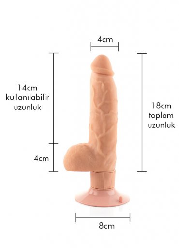 Fuktion Cups Vantuzlu Love Clone 18 Cm Vibratör