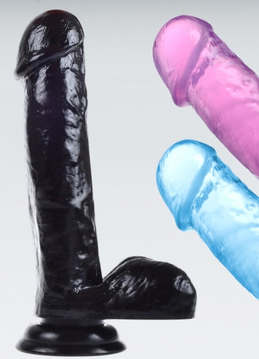 Jel Dokulu Dildo 17.5 Cm