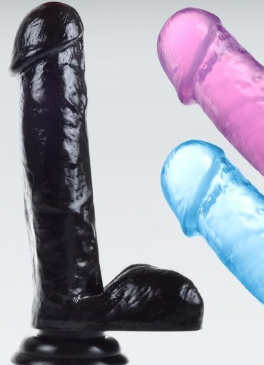 Jel Dokulu Dildo 17.5 Cm