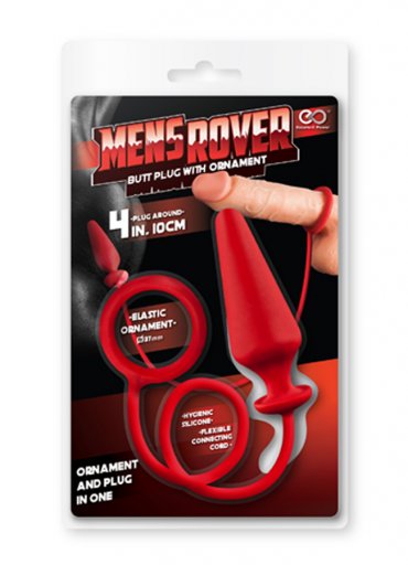 Mens Rover Penis Halkalı Anal Plug