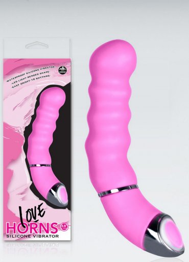 Love Horns 11.5 Cm Pembe Silikon Vibratör