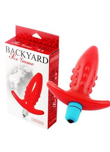 Backyard Titreşimli Slikon Anal Tıkaç