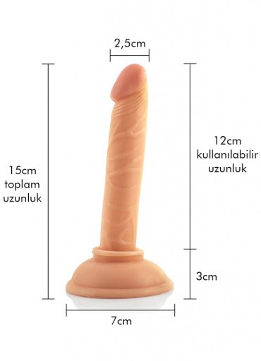 Et Dokusunda 14 Cm Gerçekçi Dildo