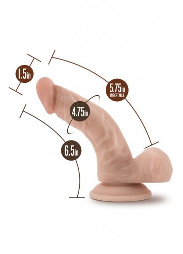 Nokta Shop 18 CM Gerçekçi Eğik Dildo Penis