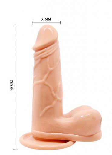 Oynar Başlı 14 Cm Vibratör Titreşimli