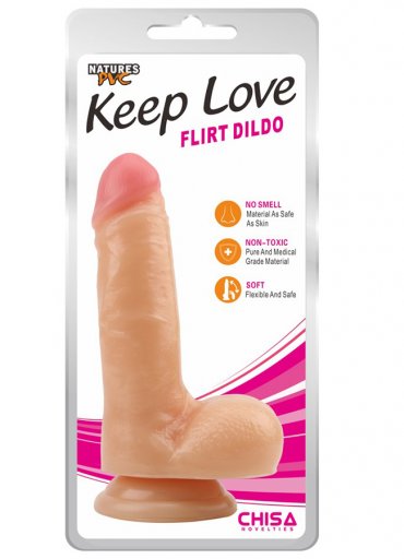 Keep Love 18 Cm Gerçekçi Dildo Cilt dostu kokusuz malzeme