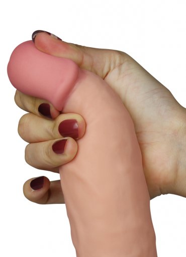 10 Farklı Titreşimli 22.5 cm Realistik Dildo Vibratör