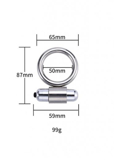 Paslanmaz Çelik Titreşimli Penis Halkası