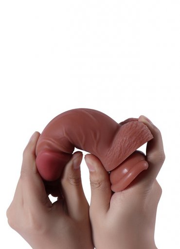 Extra Yumuşak Soft Pürüzsüz Silikon 14 Cm Penis