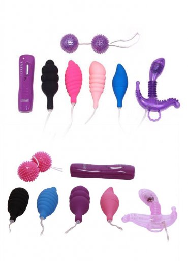 Titreşimli Vibrator Set Anal ve Vajinal