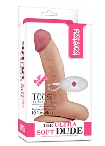 10 Farklı Titreşimli 22.5 cm Realistik Dildo Vibratör