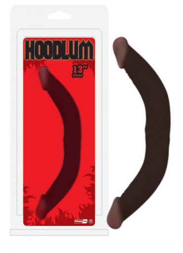 Hoodlum Çift Taraflı 33cm Zenci Dildo