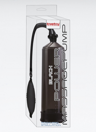 Penis Power Massage Pump Siyah Vakumlu Penis Pompası