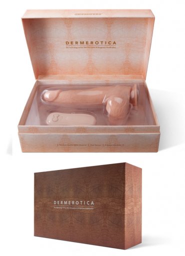 Dermerotica Realistic Vibrating Dildo Skin 2 Et Dokulu Gerçekçi Penis