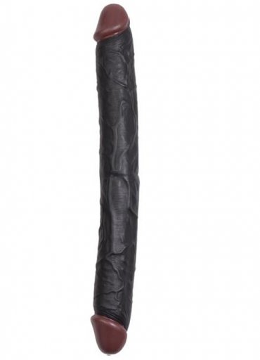 Hoodlum Çift Taraflı 43 Cm Zenci Dildo