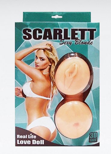 Scarlett Sexy Blonde Gerçekçi Sarışın Şişme Bebek