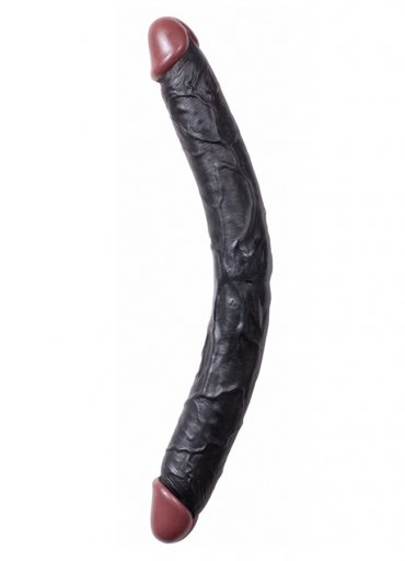 Hoodlum Çift Taraflı 43 Cm Zenci Dildo