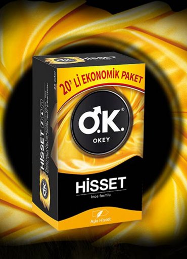 OKEY Hisset Prezervatif 20'li Ekonomik Paket