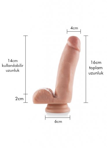 Fashion Dude 17 Cm Çift Katmanlı Dildo