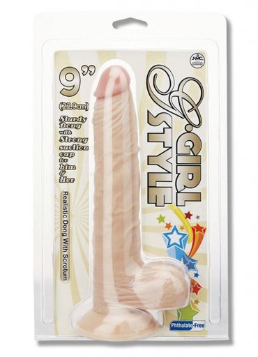 Girl Style 22.9 Cm Tam Realistik Penis