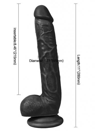 Zenci Et Dokusu 28 Cm Dildo