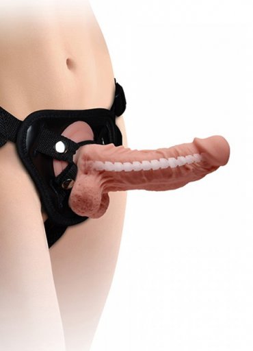 Belden Bağlamalı Kıkırdaklı 17.5 Cm Protez Penis