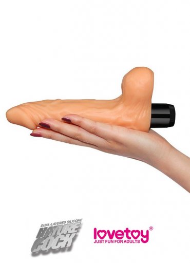 Real Feel Cyberskin 20 Cm Titreşimli Vibratör Penis