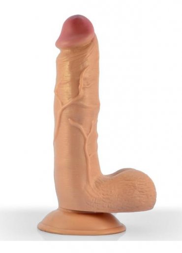 21 Cm Testisli Gerçekçi Kalın Dildo