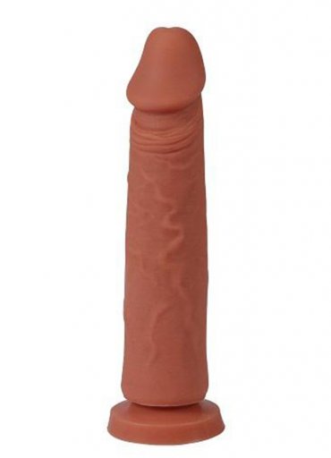 Çift Katmanlı Silikon Realistik 17 Cm Penis Dildo