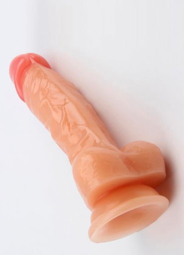 19.5 Cm Gerçekçi Realistik Yumuşak Dildo