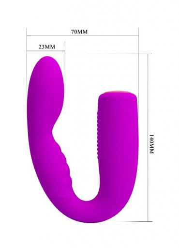 Çiftler İçin Klitoris ve Anal Orgazm Masaj Vibratörü