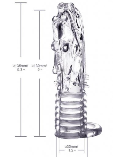 Klitoris Uyarıcı Silikon Penis Kılıfı