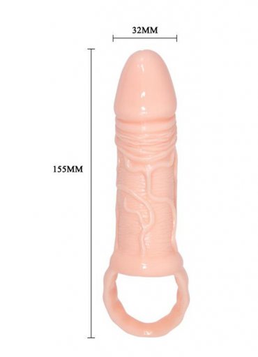 Penextender Testis Halkalı Penis Kılıfı