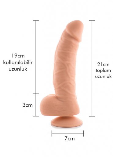 Megahood 21 Cm Gerçekçi Dildo