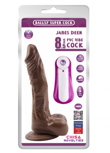 James Deen Swing Hareketli 21.5 Cm Zenci Vibratör