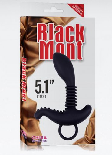 Black Mont 13cm Tırtıklı Anal Tıkaç