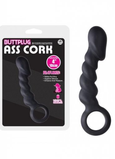 Ass Cork Siyah Anal Tıkaç