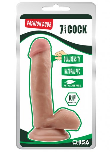 Fashion Dude 18 Cm Çift Katmanlı Slikon Dildo