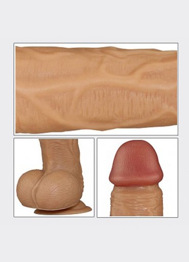 Gerçek Penis Kalıp 21 Cm Vibratör