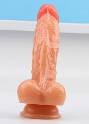 19.5 Cm Gerçekçi Realistik Yumuşak Dildo