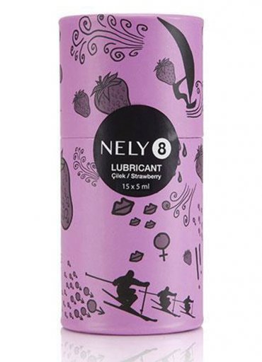 Nely8 Çilek Aromalı 5ML. Kayganlaştırıcı Jel